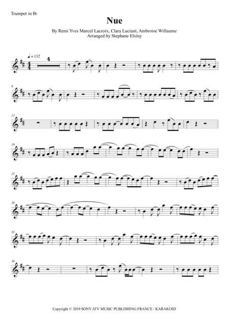 Nue (arr. Stephane ELSINY)