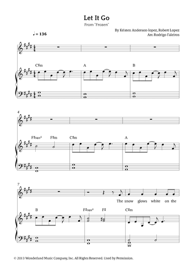 Let It Go (arr. Rodrigo Faleiros)