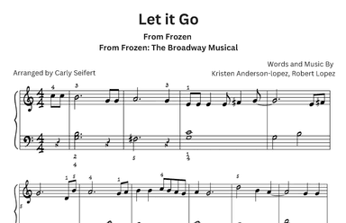 Let It Go (arr. Carly Seifert)