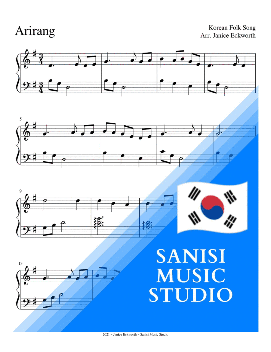 Arirang (for Harp) (arr. Janice Eckworth)