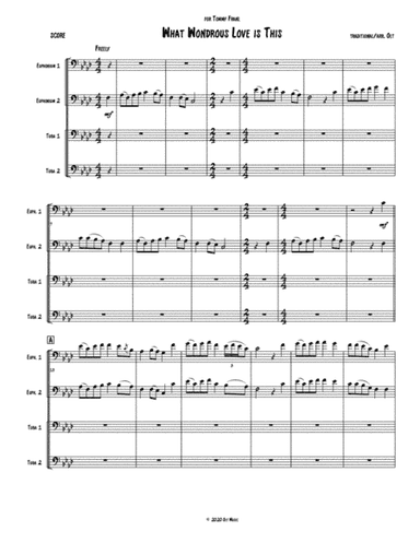 What Wondrous Love is This (arr. Tim Olt)