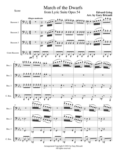 March of the Drawfs (arr. Gary Bricault)