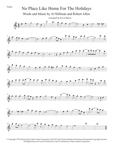 (There's No Place Like) Home For The Holidays (arr. Kevin Busse)