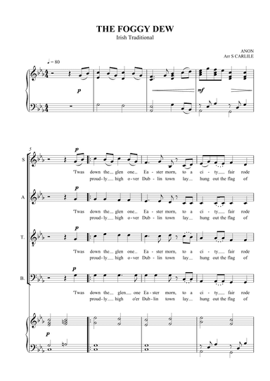 The Foggy Dew (arr. SCMusic)