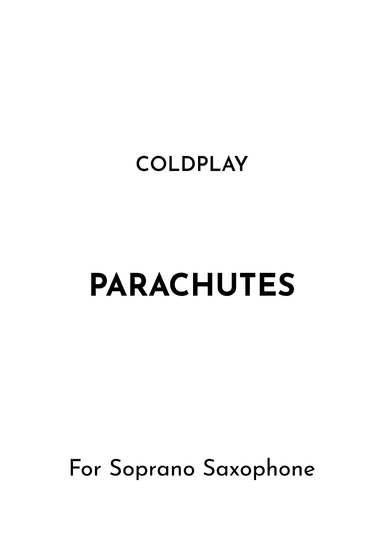 Parachutes (arr. Jireh J.)