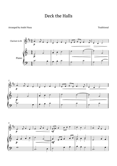 Deck the Halls (arr. André Nusa)