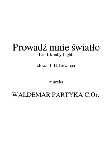 Prowadz mnie swiatlo (Lead kindly Light)