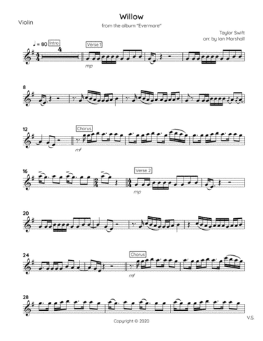 Willow (arr. Ian Marshall)
