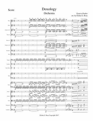 Doxology (Praise God From Whom All Blessings Flow) - Full Orchestra (arr. Elisha G. Rose)