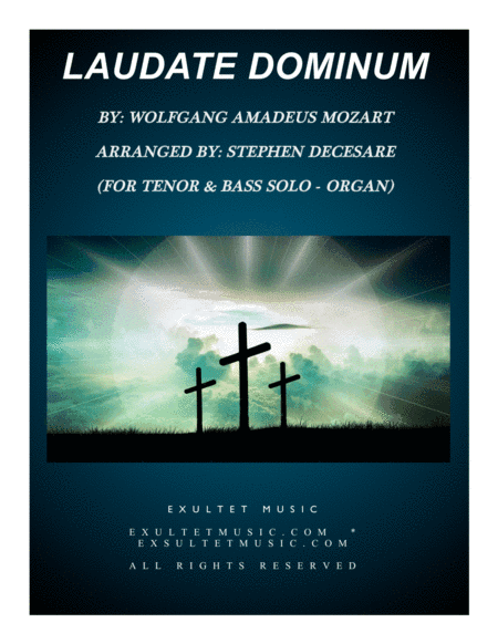 Laudate Dominum (Duet for Tenor & Bass Solo - Organ Accompaniment) (arr. Stephen DeCesare)
