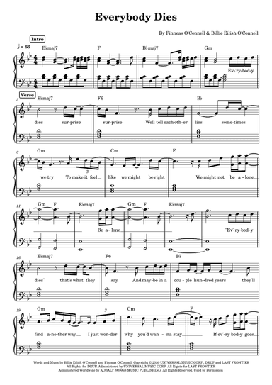 Everybody Dies (arr. Anacrusa)