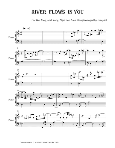 River Flows To You Ep51 (arr. ezequiel zeferino edição)