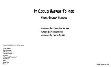 It Could Happen To You (arr. Sarah Griego)