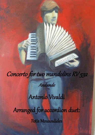 Concerto for two mandolins RV532 (Andande) for Accordion duet (arr. Fotis Mousoulides)