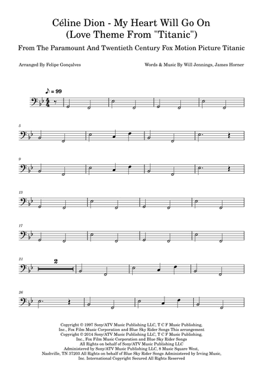 My Heart Will Go On (love Theme From 'titanic') (arr. Felipe Gonçalves)