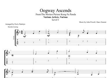 Oogway Ascends (arr. Pavlo Pakshyn)