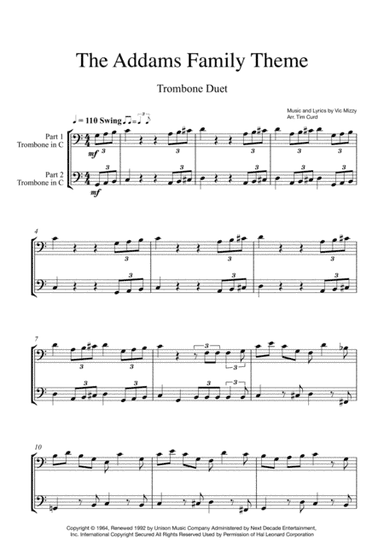 Addams Family Theme (arr. Tim Curd)