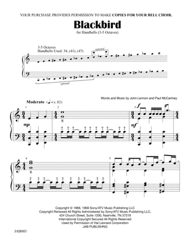 Blackbird (arr. John A. Behnke)