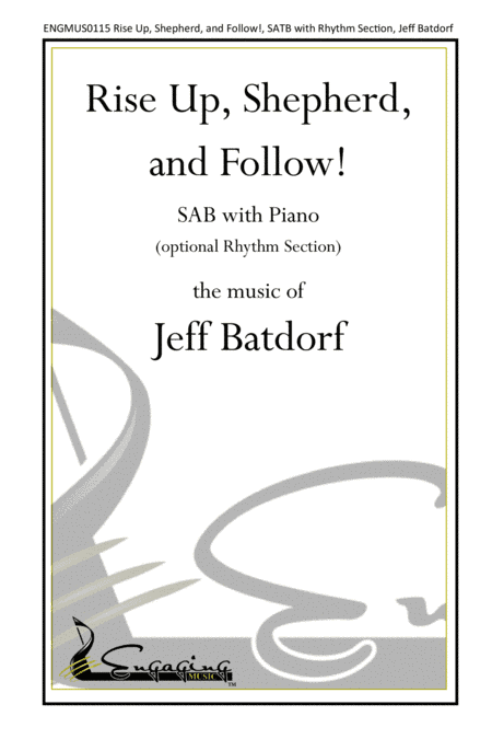 Rise Up Shepherd and Follow - SAB with Rhythm Section (arr. Jeff Batdorf)