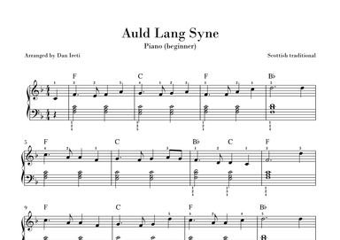 Auld Lang Syne (arr. Dan Ireti)