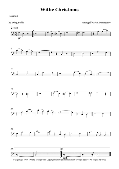 White Christmas (arr. P.H. Damasceno)