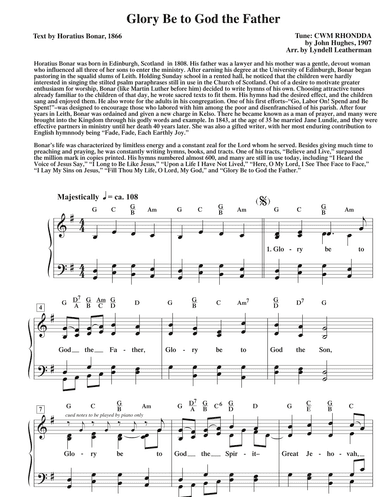 Glory Be to God the Father (arr. Lyndell Leatherman)