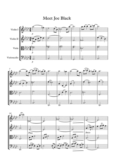Meet Joe Black (arr. A. Robinson)