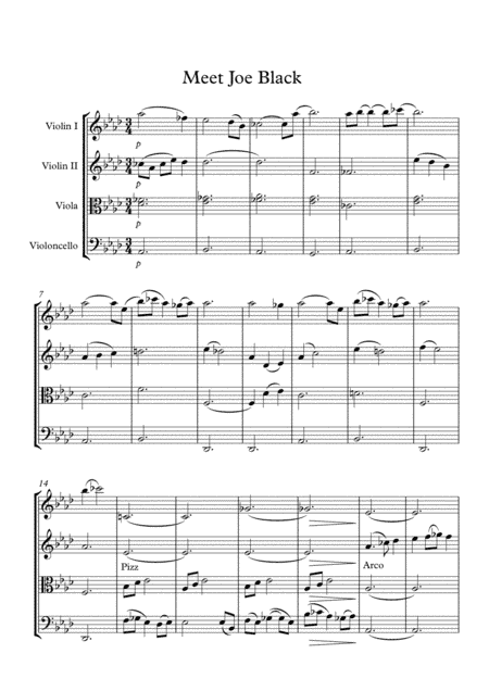 Meet Joe Black (arr. A. Robinson)