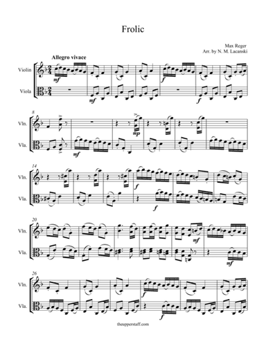 Frolic (arr. Nick Lacanski)