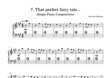 Simple Piano Collection 7. That perfect fairy tale