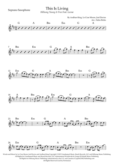 This Is Living (arr. Fabio Britto)