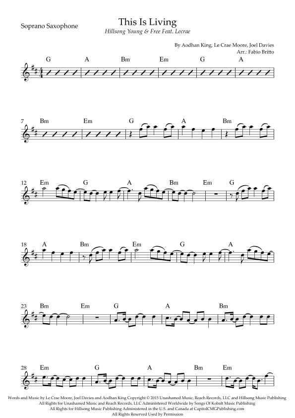 This Is Living (arr. Fabio Britto)