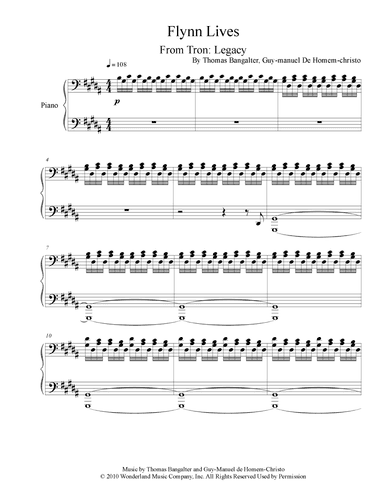 Flynn Lives (arr. Iván Díaz)