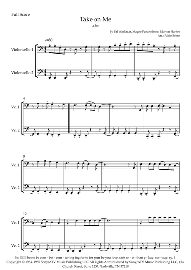 Take On Me (arr. Fabio Britto)