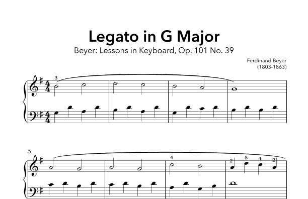 Legato in G Major (arr. Sidewalk Labs)