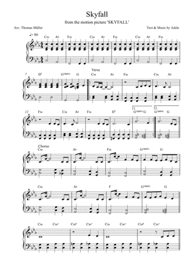 Skyfall (arr. Thomas Müller)
