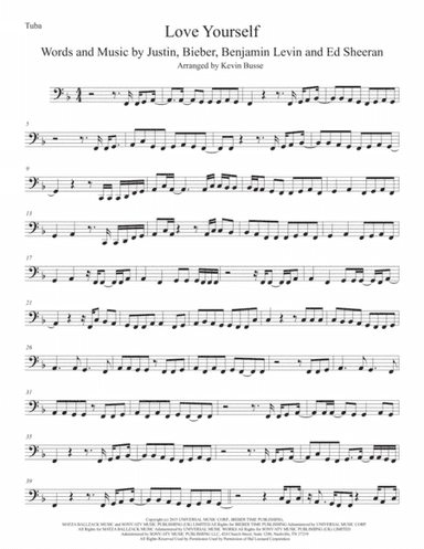 Love Yourself (arr. Kevin Busse)