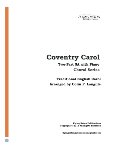 Coventry Carol (arr. Colin P. Langille)