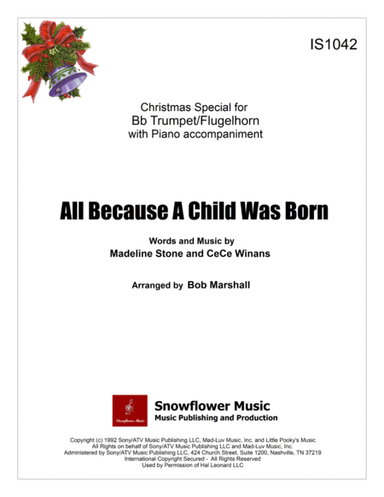 All Because A Child Was Born (arr. Bob Marshall)