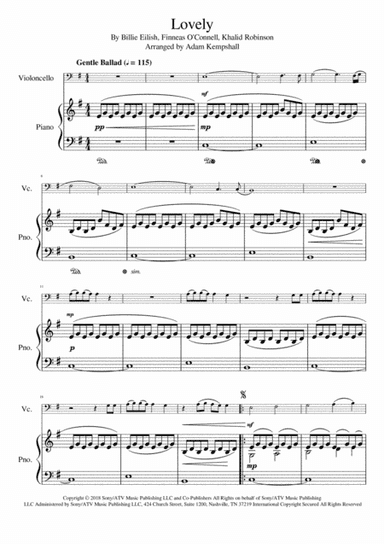 Lovely (arr. Adam Kempshall)