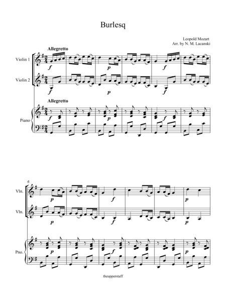 Burlesq (arr. Nick Lacanski)