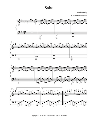 Solas (arr. Cristiana Raimondi)