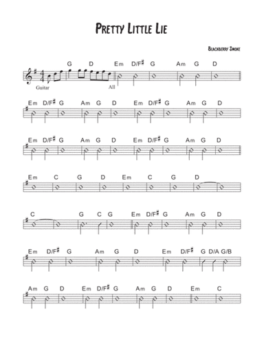 Pretty Little Lie (arr. David M Fagnant)