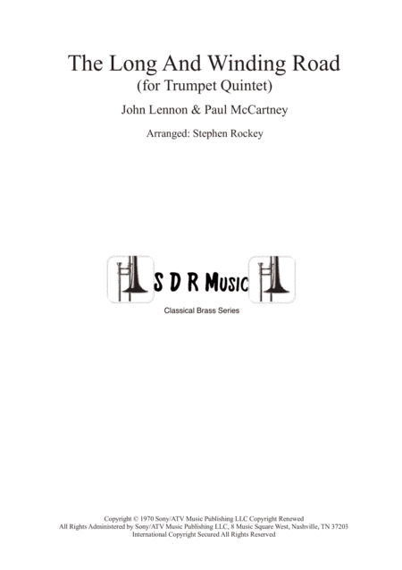 The Long And Winding Road (arr. Stephen Rockey)