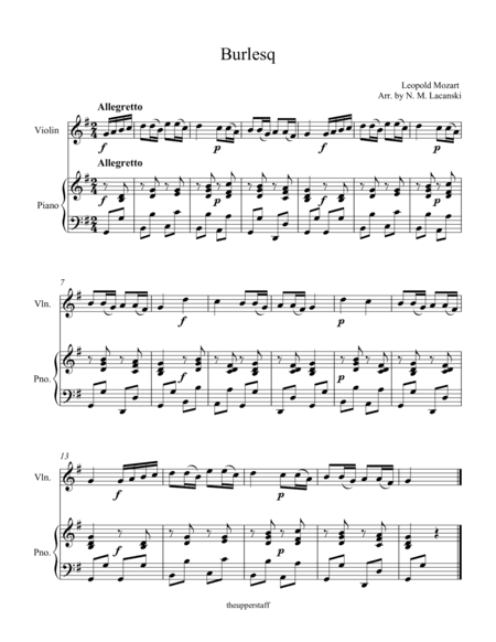 Burlesq (arr. Nick Lacanski)