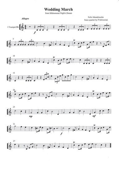 Wedding March (arr. P.Selwesiuk)