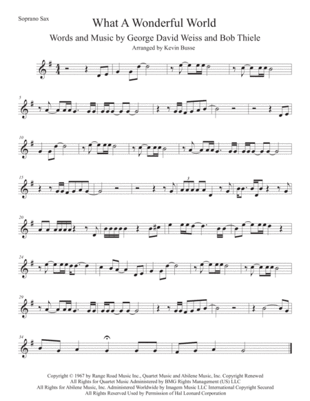 What A Wonderful World (arr. Kevin Busse)