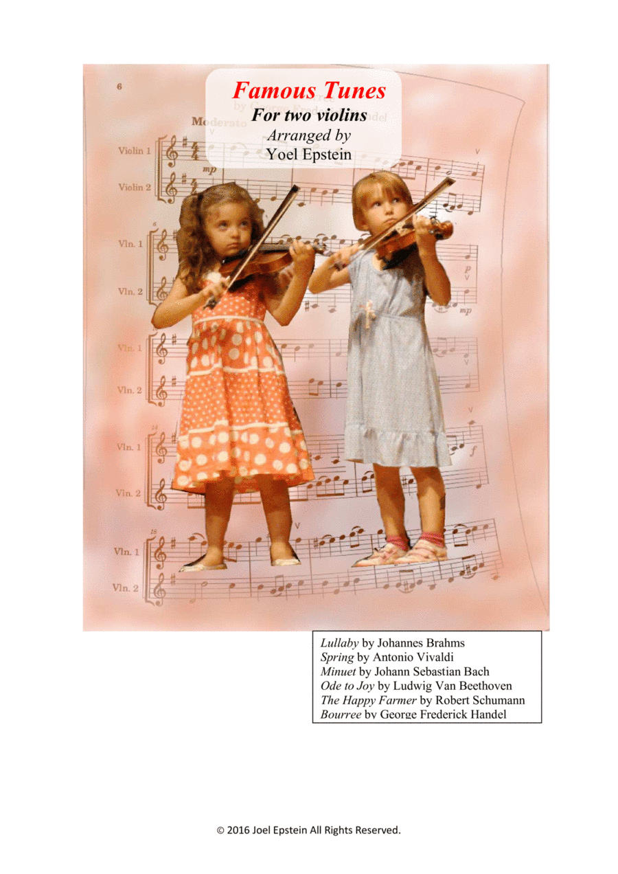 Famous Tunes Arranged for two violins (arr. Yoel Epstein)