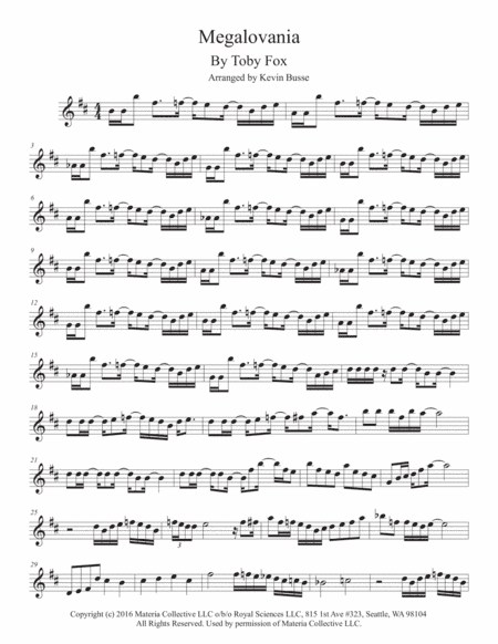 MEGALOVANIA (from Undertale) (arr. Kevin Busse)