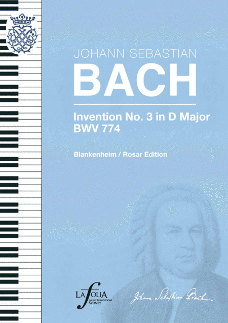 Invention 3 in D major BWV 774 Blankenheim / Rosar Edition (arr. Walter Blankenheim, Inge Rosar)